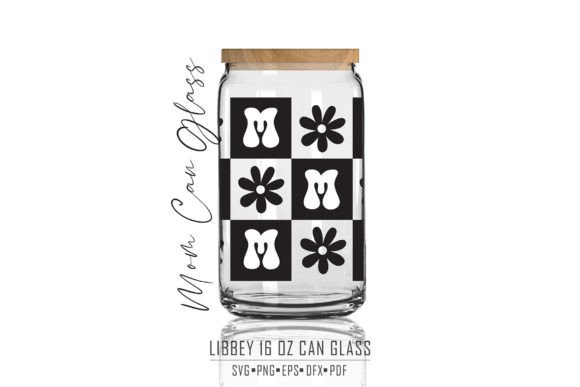 16 Oz Dog Mom Libbey Can Glass SVG for Handmade Crafters