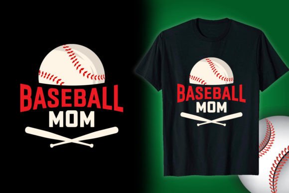 Baseball Mom Graphic Design for T-Shirt Creations