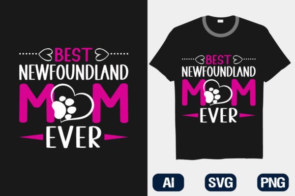 Best Newfoundland Mom Ever Dog T-Shirt: A Brand Designer’s Perspective