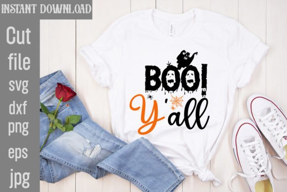 Boo Y All Graphic Design Asset Review for T-Shirt Designs and More