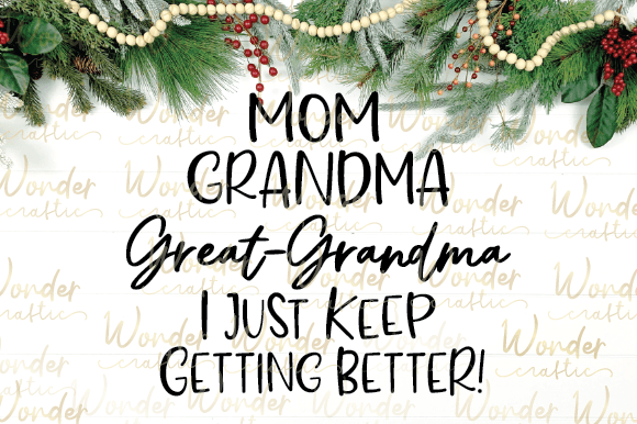 Mom Grandma Great Grandma Graphics: A Design Asset for Editorial and Web Publishing
