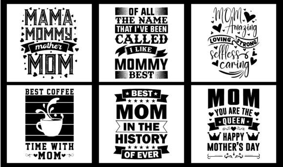 Mom SVG Design Bundle 1: A Unique Graphic Asset for T-Shirt and Branding Projects