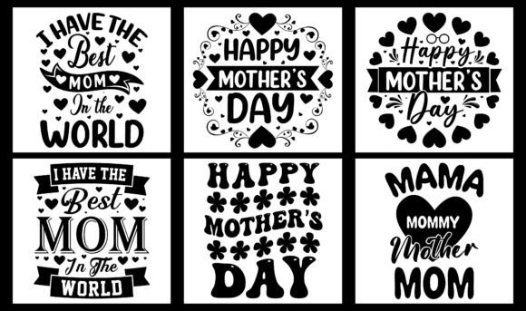 Mom SVG Design Bundle 17: A Versatile Graphic Asset for T-Shirt and Brand Designs