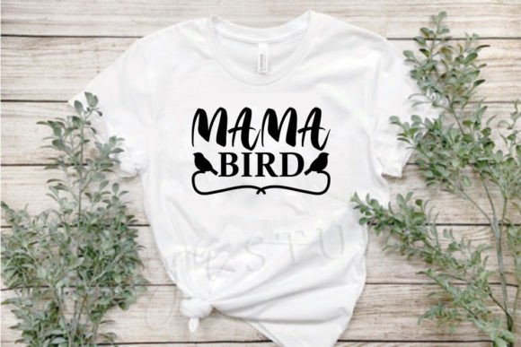 Mom Svg Design, Mama Bird: A Warm and Versatile Embroidery Asset