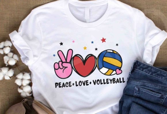 Peace Love Volleyball Svg: A Versatile Graphic Design Asset for Bloggers and Publishers