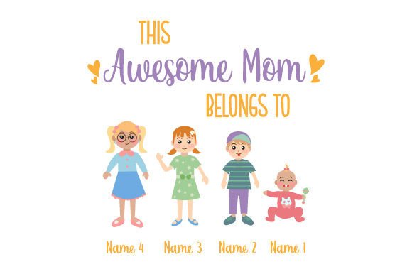 This Awesome Mom Belongs to Crafts & Family Branding